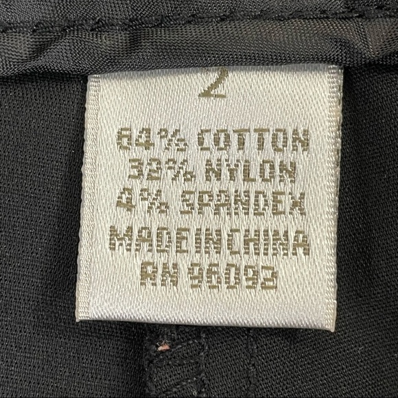 Kenar Black Flat Front Shorts - Picture 8 of 8